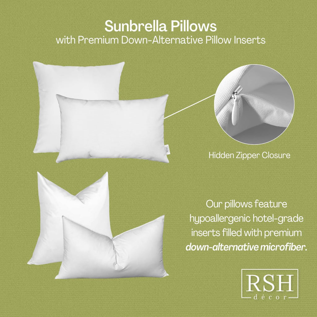 Dolce Oasis 20"x12" Lumbar Pillows Set of 4