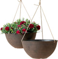 LA JOLIE MUSE 2 Pack Large Hanging Planters