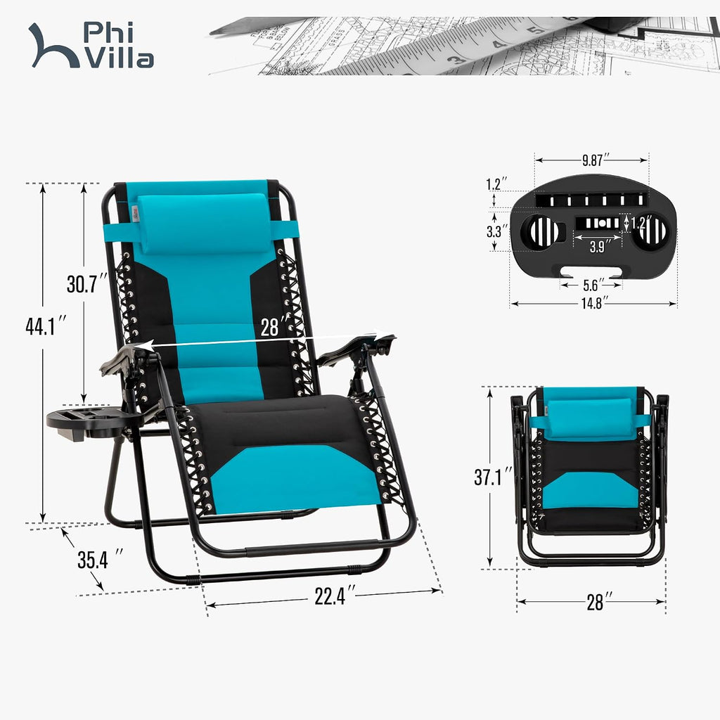 PHI VILLA 2 Zero Gravity Chairs