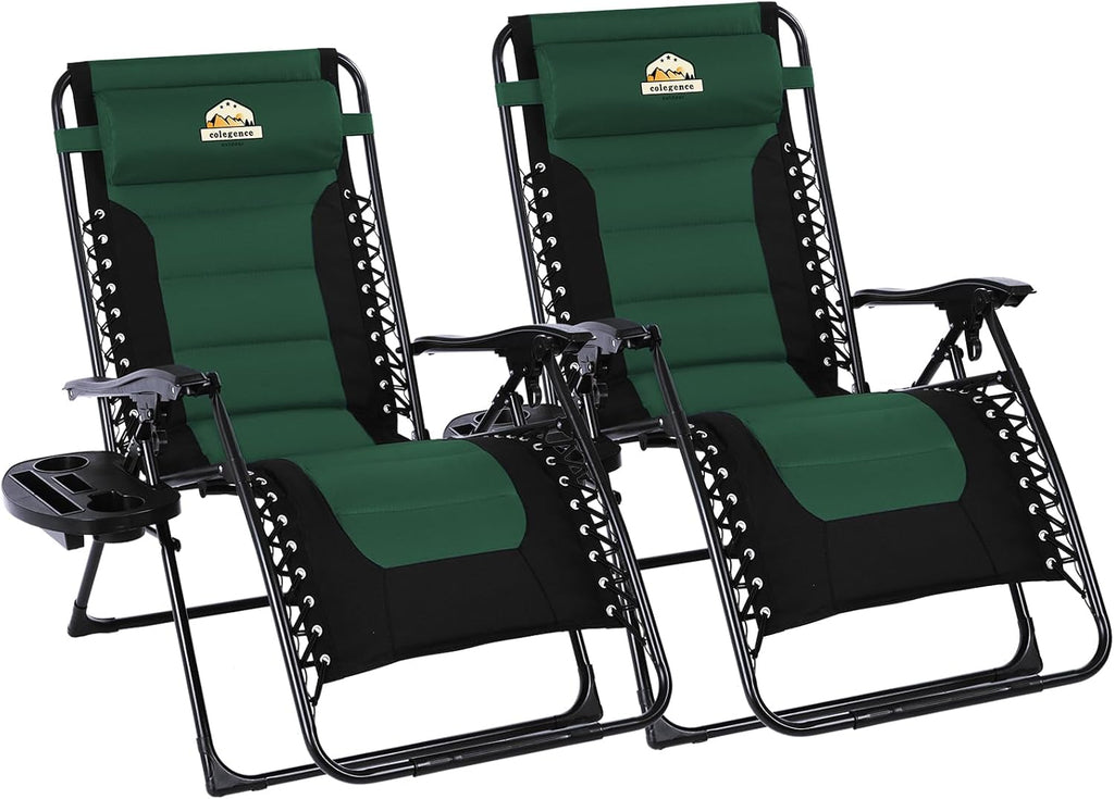 Colegence 2 Zero Gravity Lounge Chairs