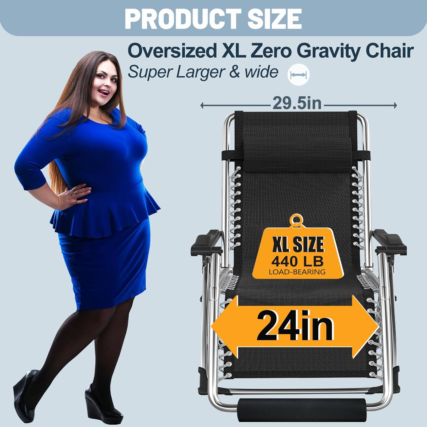 Slsy Oversized XL Zero Gravity Chair