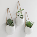 Kazai Ellie 3 Hanging Ceramic Wall Planters