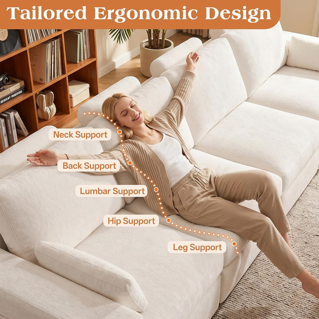 Cloud Modular U-Shaped Sectional Sofa