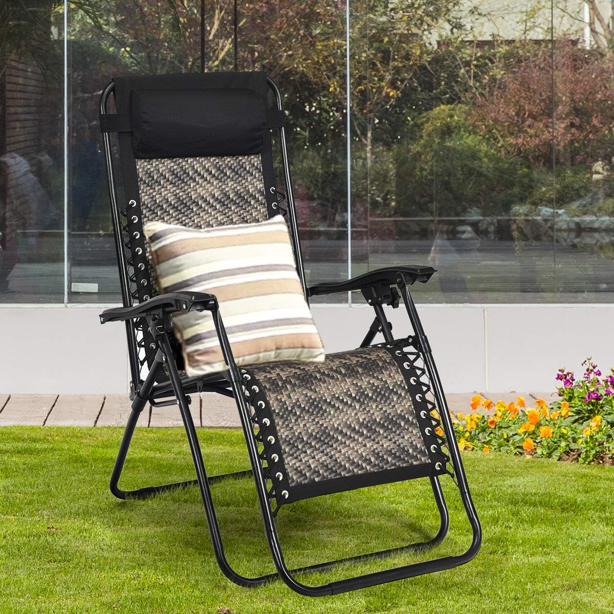 Rattan Zero Gravity Lounge Chair