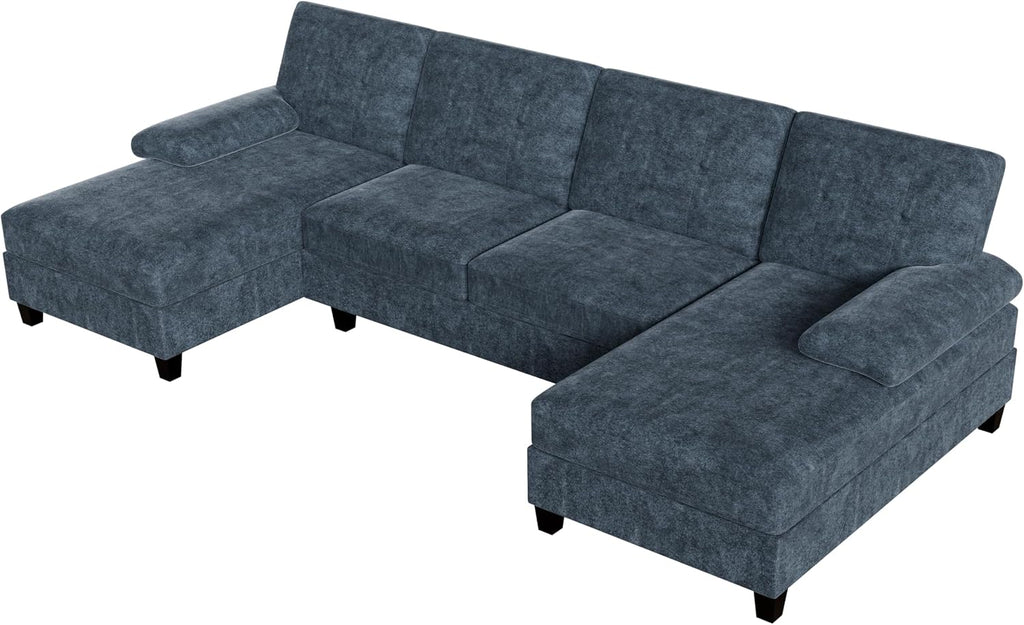 Shintenchi U-Shaped 4-Seat Sectional Sofa