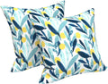 Leaves Multi 18"x18" Throw Pillows Set of 2