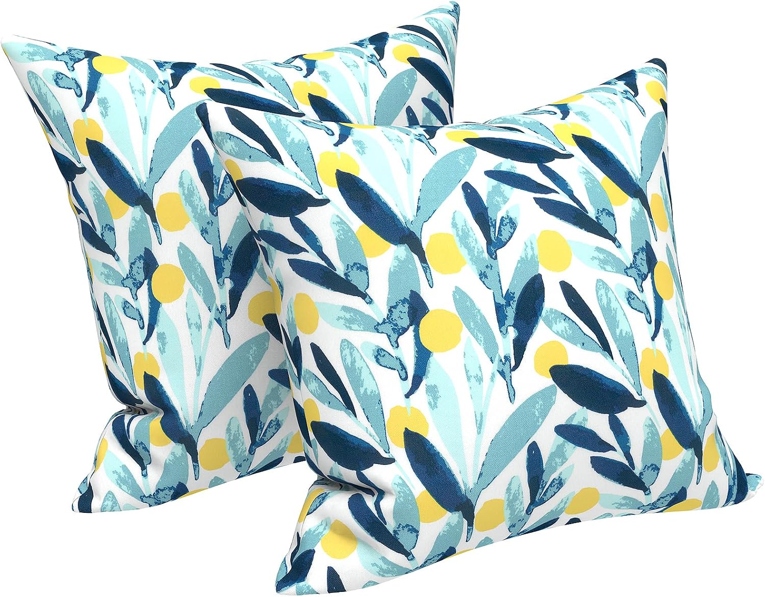 Leaves Multi 18"x18" Throw Pillows Set of 2