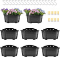 ORIMERC 8 Pack Self Watering Wall Planters