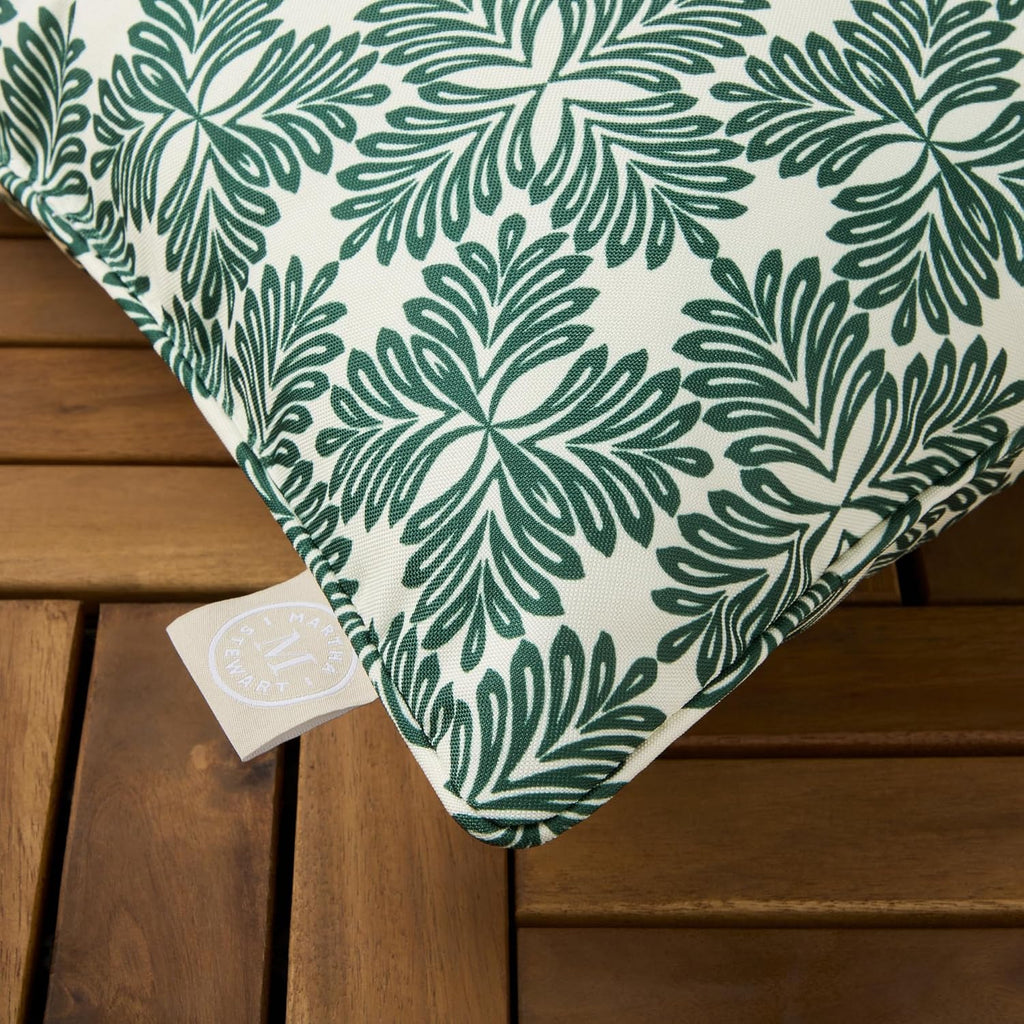 Martha Stewart Tulum Green 18"x18" Pillows 2-Pack