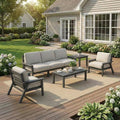 Kingdura 7-Piece HDPE Patio Sofa Set