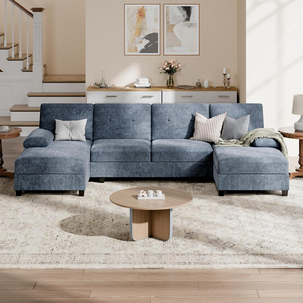 Shintenchi U-Shaped 4-Seat Sectional Sofa