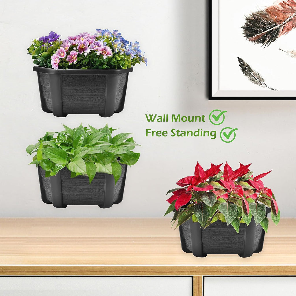 ORIMERC 8 Pack Self Watering Wall Planters