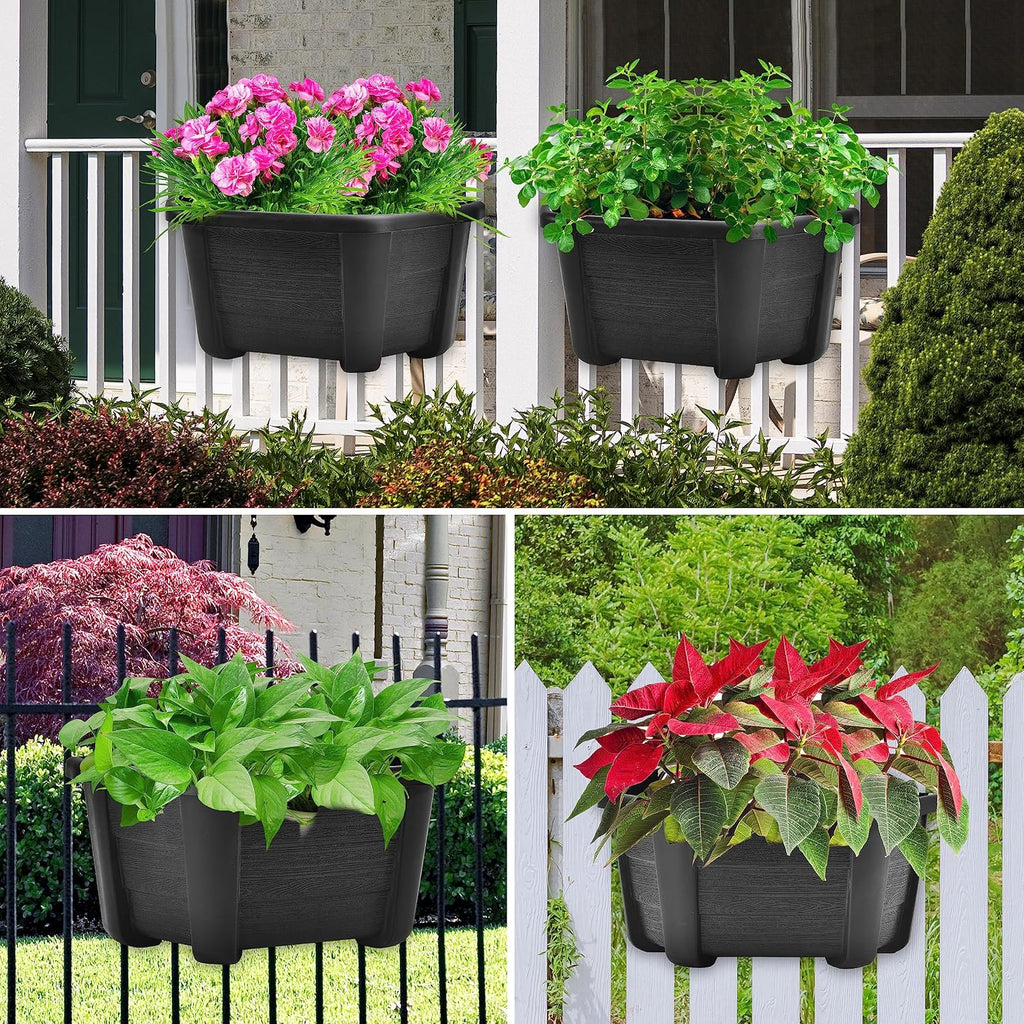 ORIMERC 8 Pack Self Watering Wall Planters